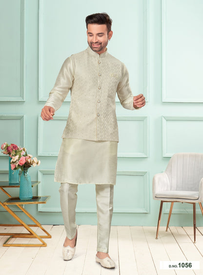 Kurta Pyjama With Jacket