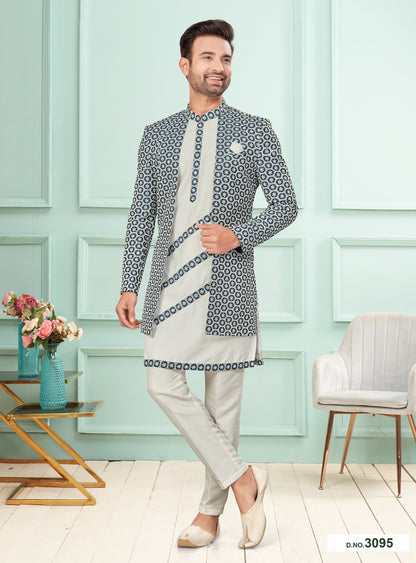 Kurta Pyjama With Jacket