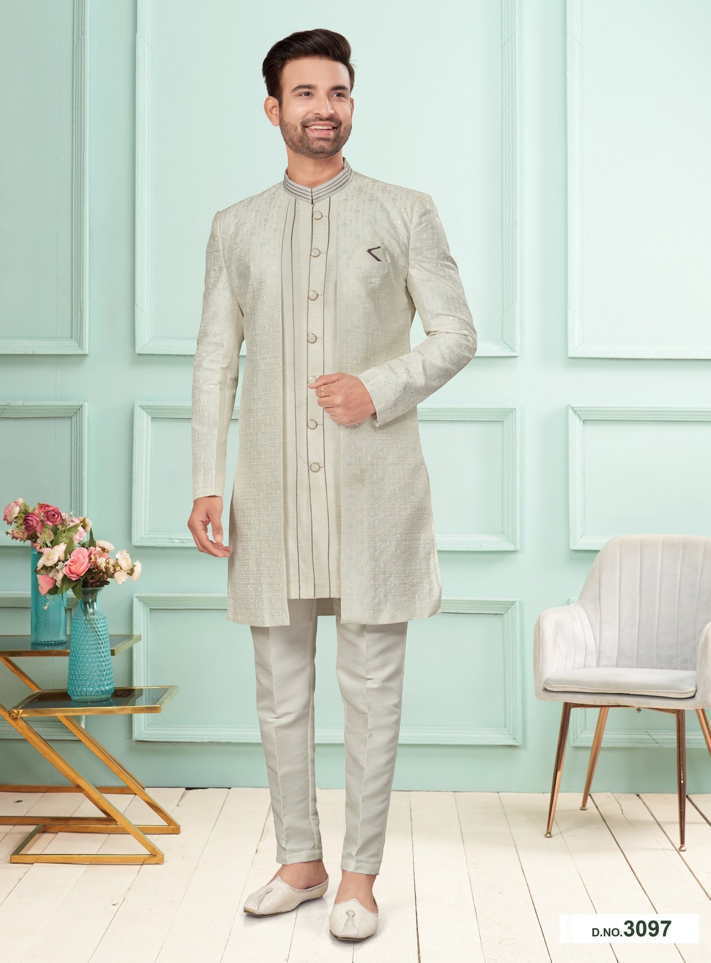 Kurta Pyjama With Jacket