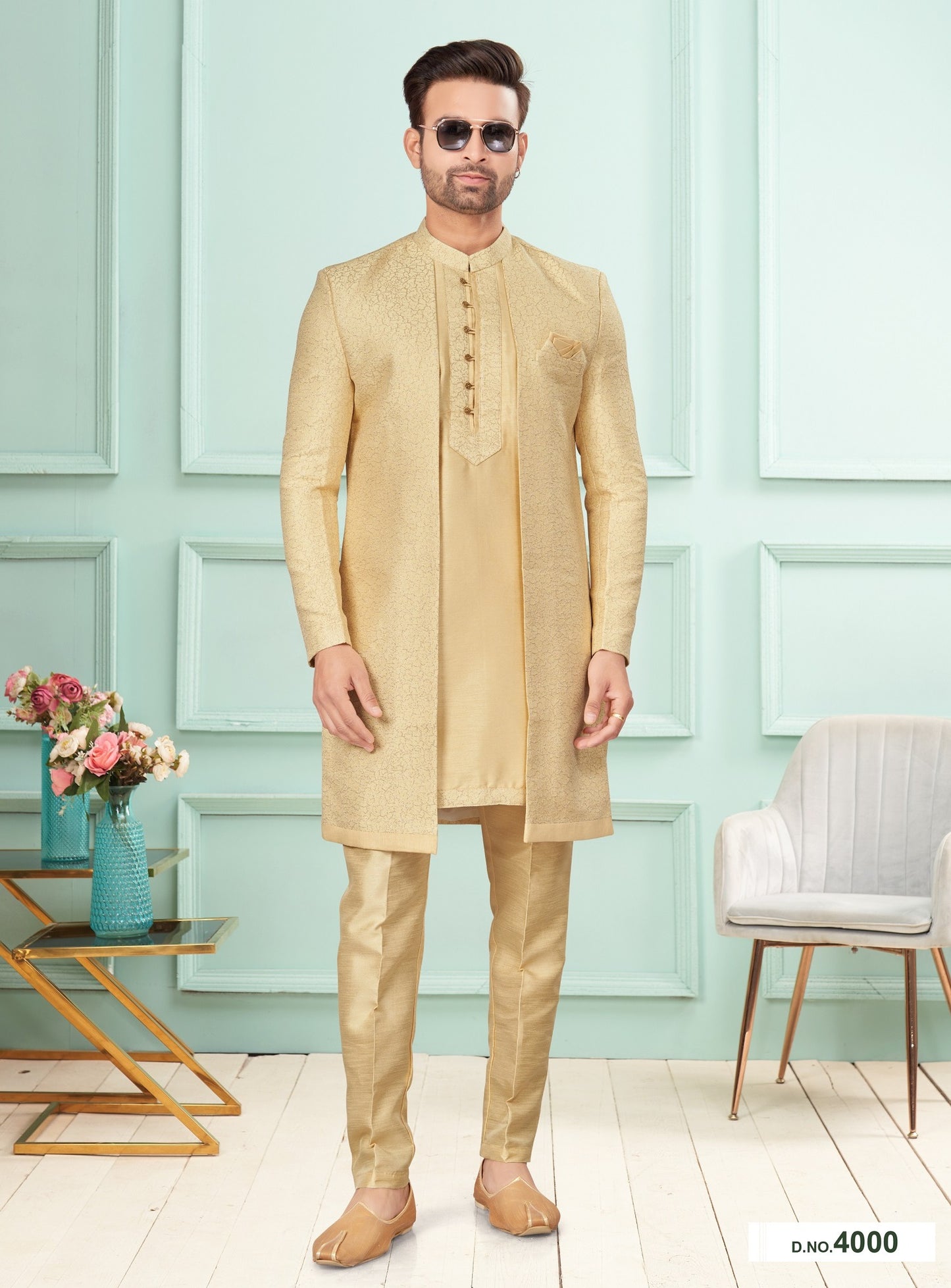 Kurta Pyjama With Jacket