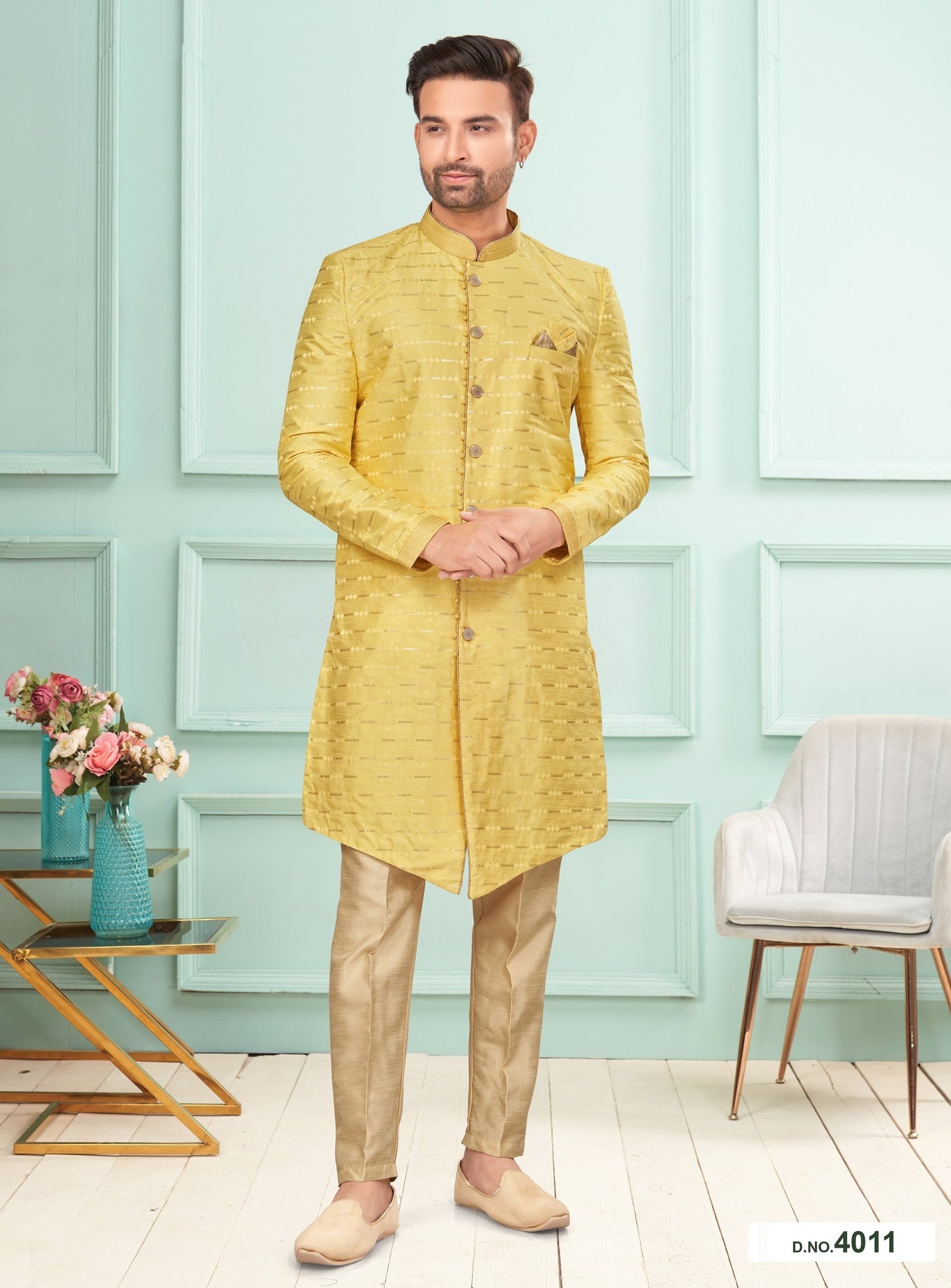 Kurta Pyjama With Jacket