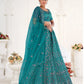 New Semi Stitiched Netted Lehenga Choli