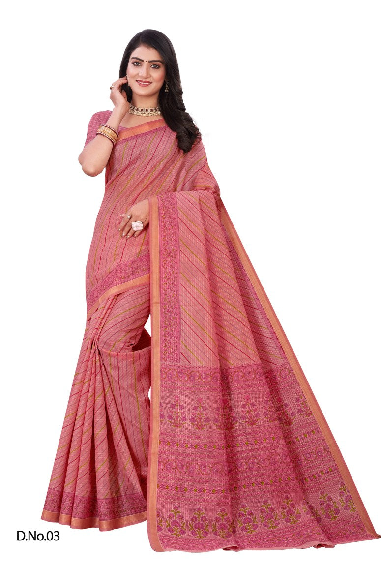 Gadwal Cotton Silk Saree