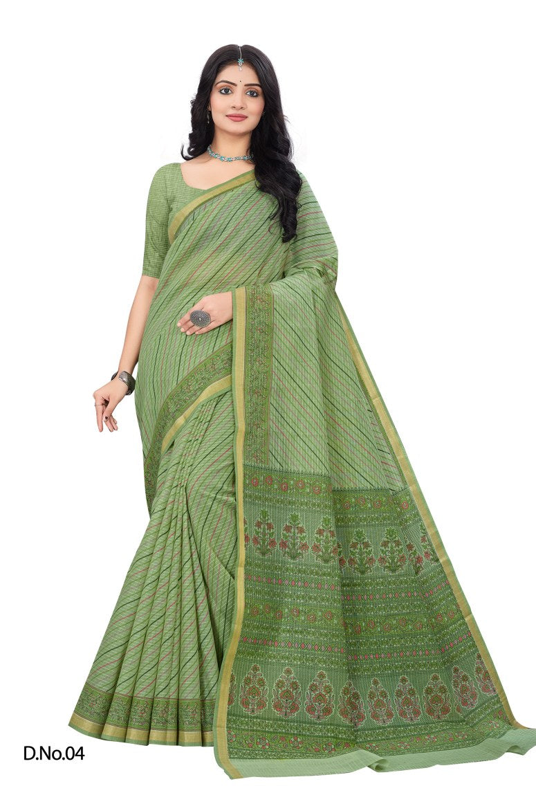 Gadwal Cotton Silk Saree