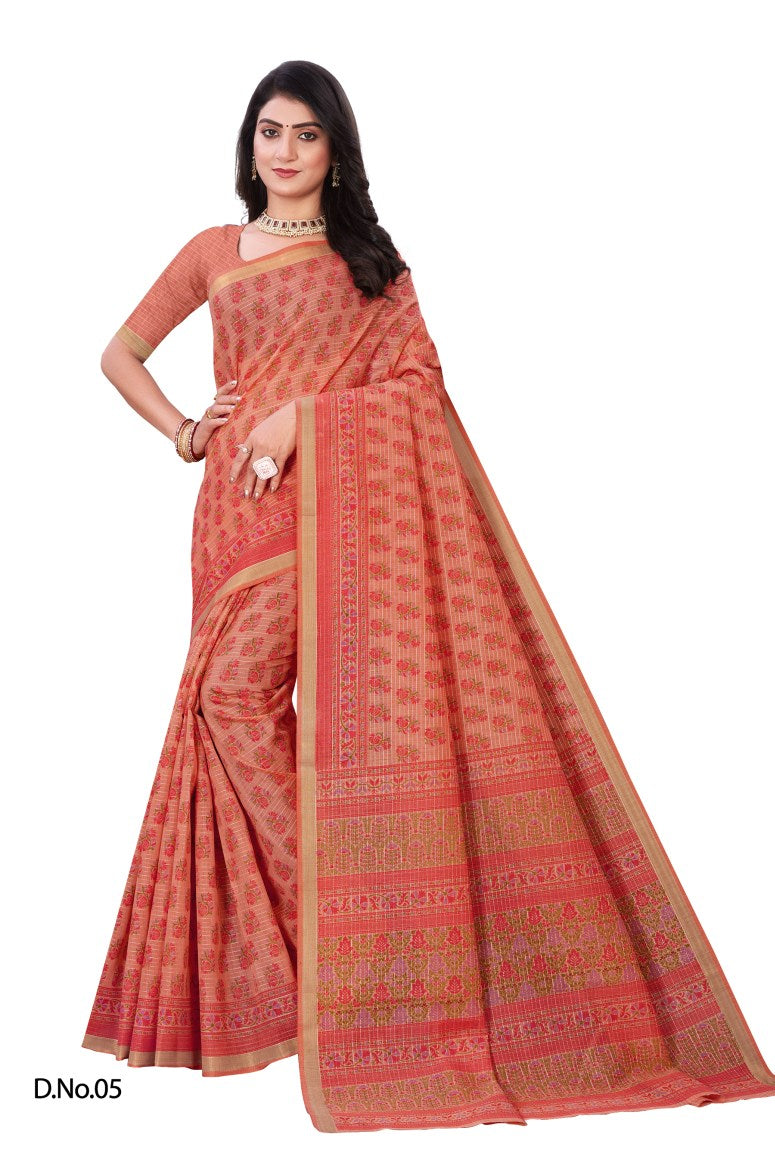 Gadwal Cotton Silk Saree