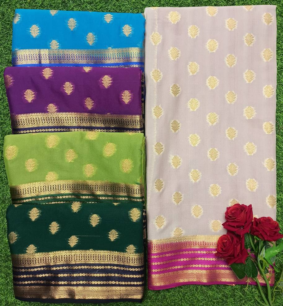 Artificial Crepe Silk Saree