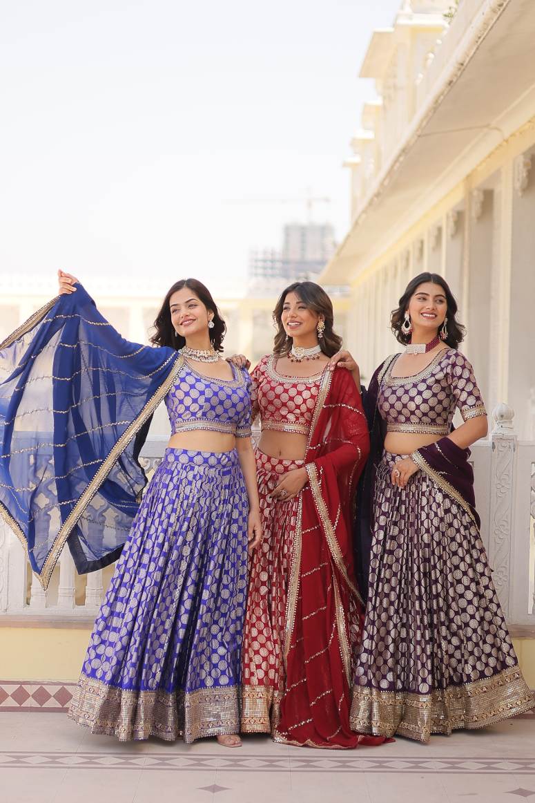 New Semi Stitiched Lehenga Choli