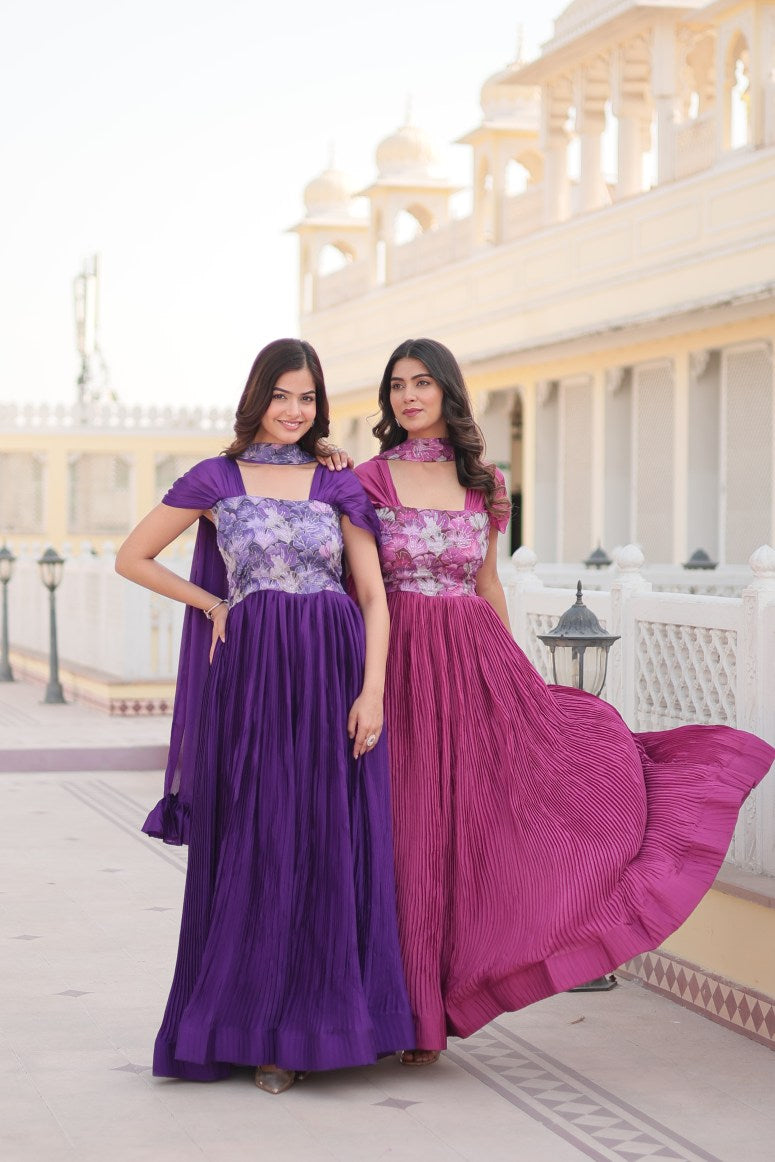 ReadyMade Gown With Duppatta