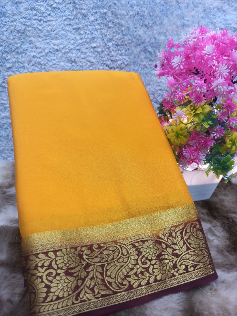 Artificial / Mix Crape Sarees