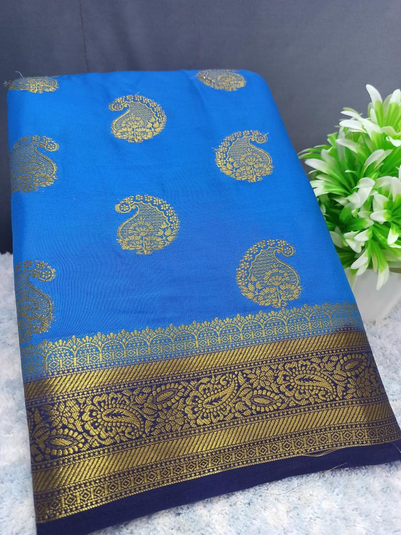 Artificial / Mix Crape Sarees