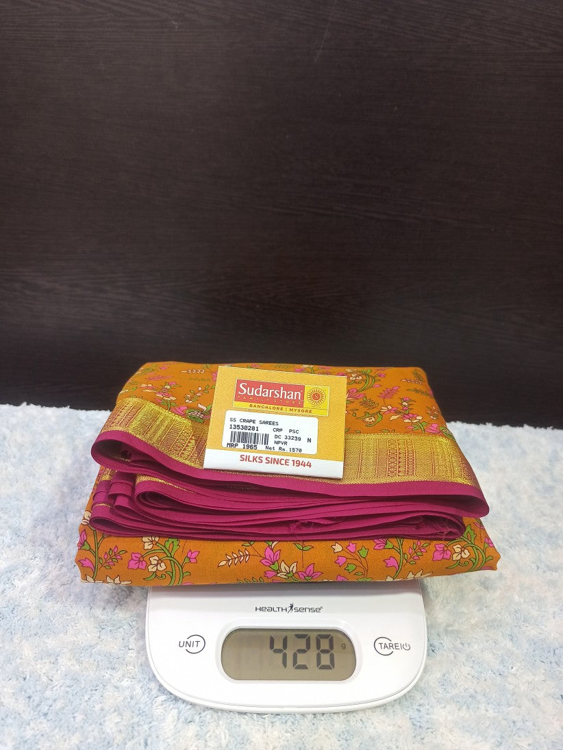 Artificial / Mix Crape Sarees