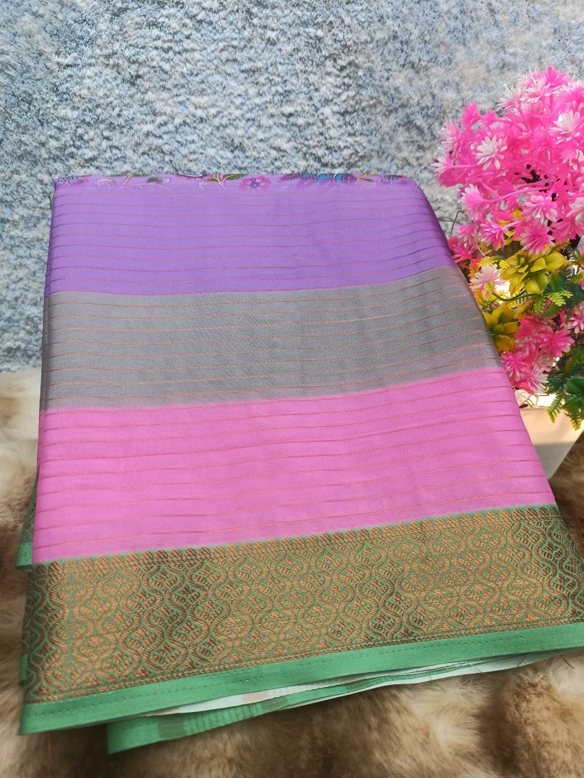 Artificial / Mix Crape Sarees