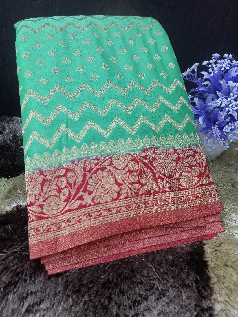 Artificial / Mix Crape Sarees