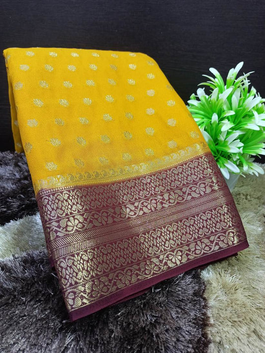 Artificial / Mix Crape Sarees