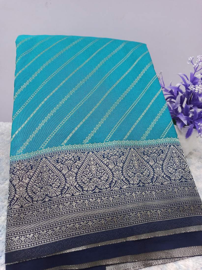 Artificial / Mix Crape Sarees