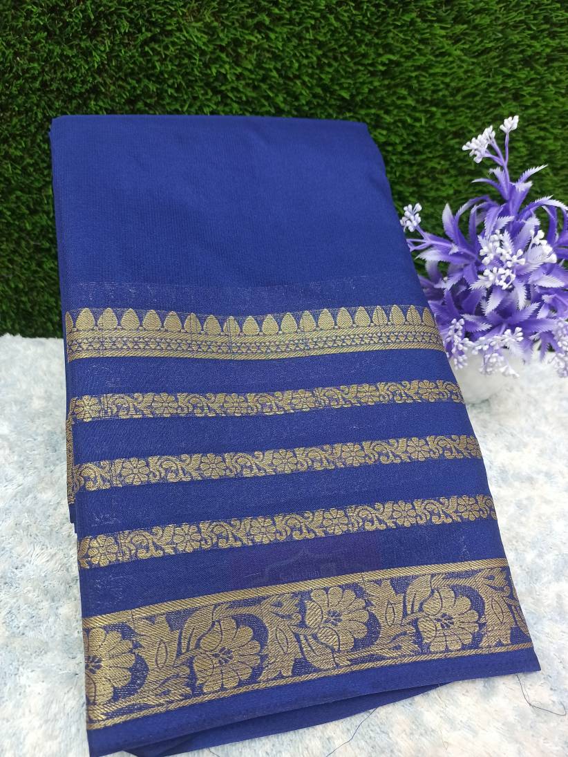 Artificial / Mix Crape Sarees