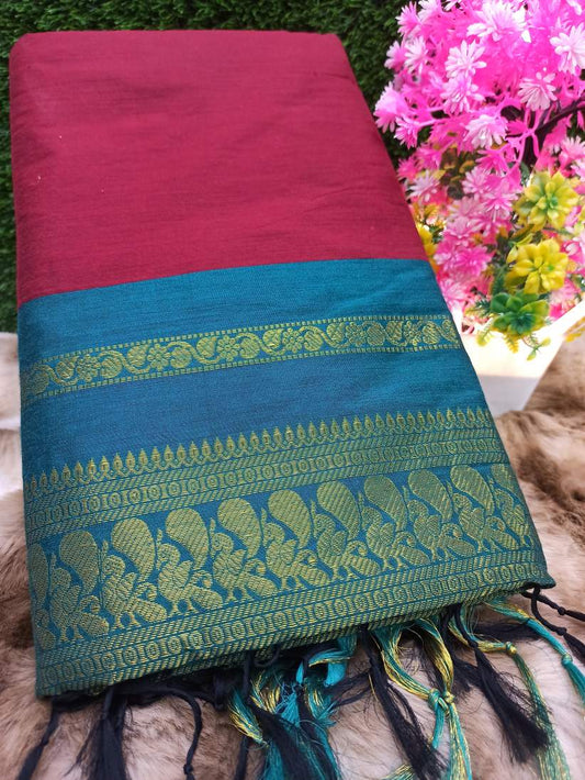 Pure Cotton Silk Saree