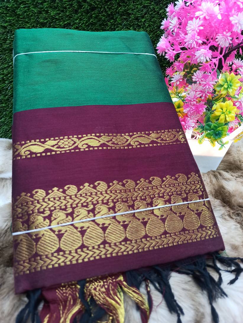 Pure Cotton Silk Saree