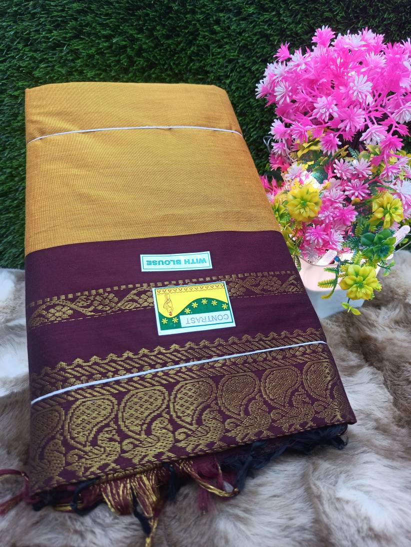 Pure Cotton Silk Saree