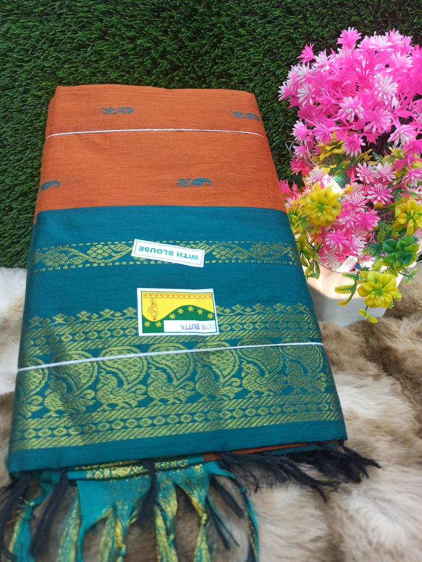 Pure Cotton Silk Saree