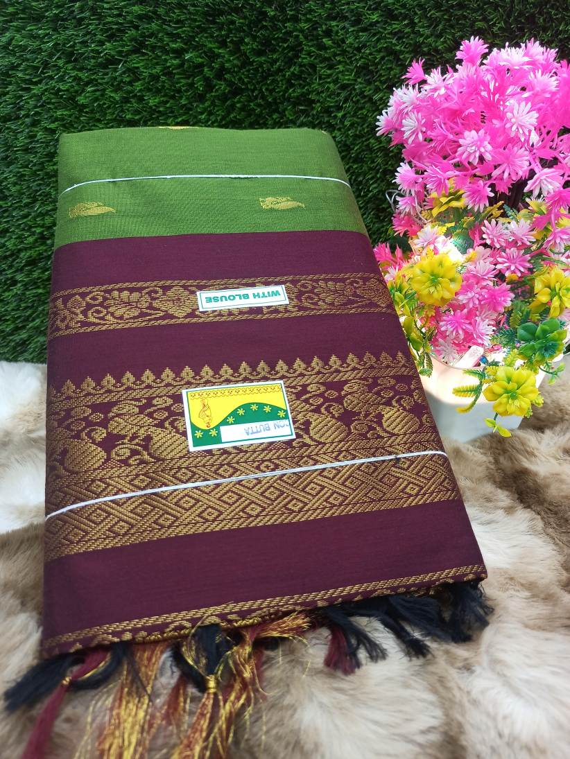 Pure Cotton Silk Saree