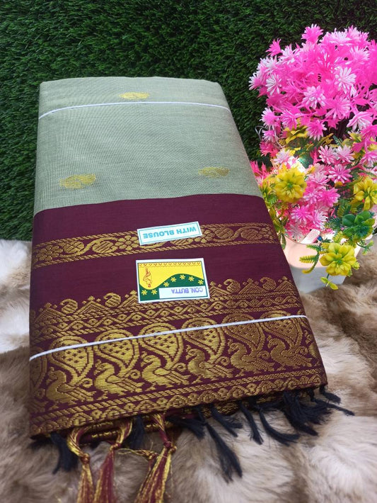 Pure Cotton Silk Saree