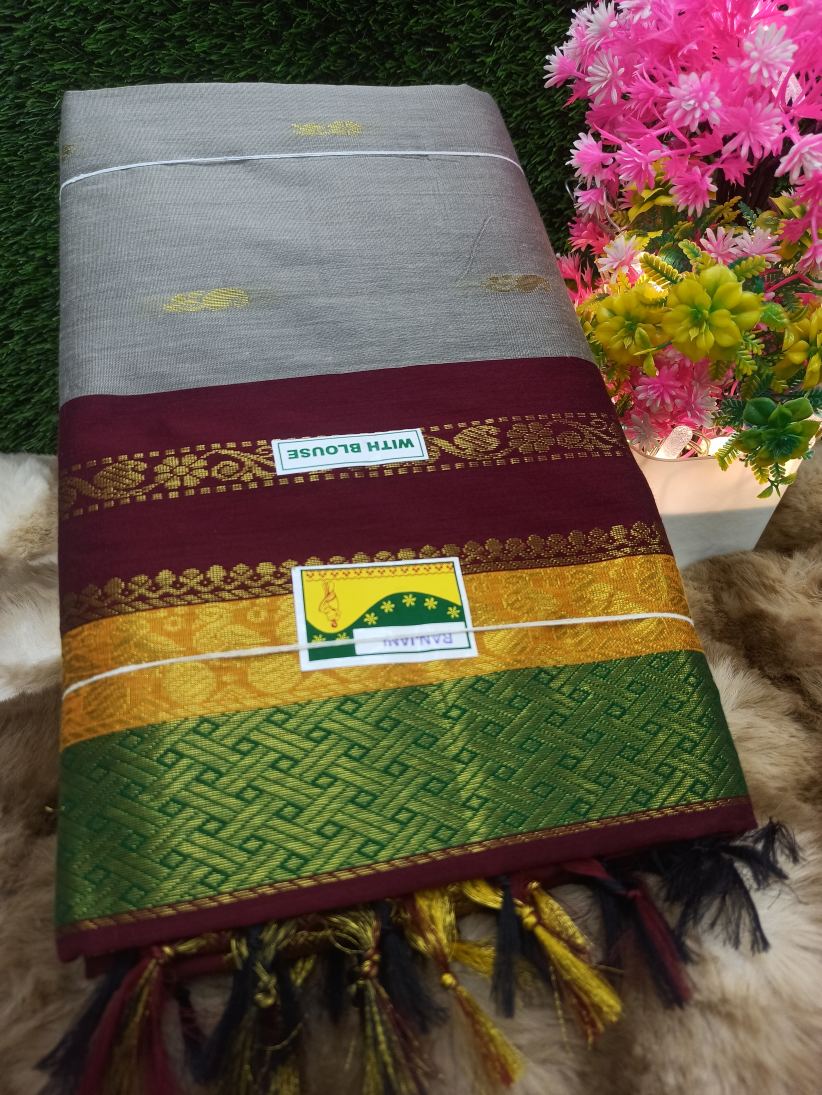 Pure Cotton Silk Saree