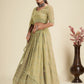 New Semi Stitiched Georgette Lehenga Choli