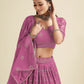 New Semi Stitiched Georgette Lehenga Choli