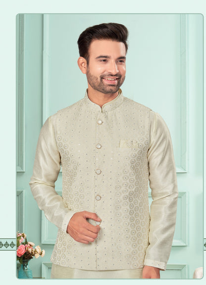 Kurta Pyjama With Jacket