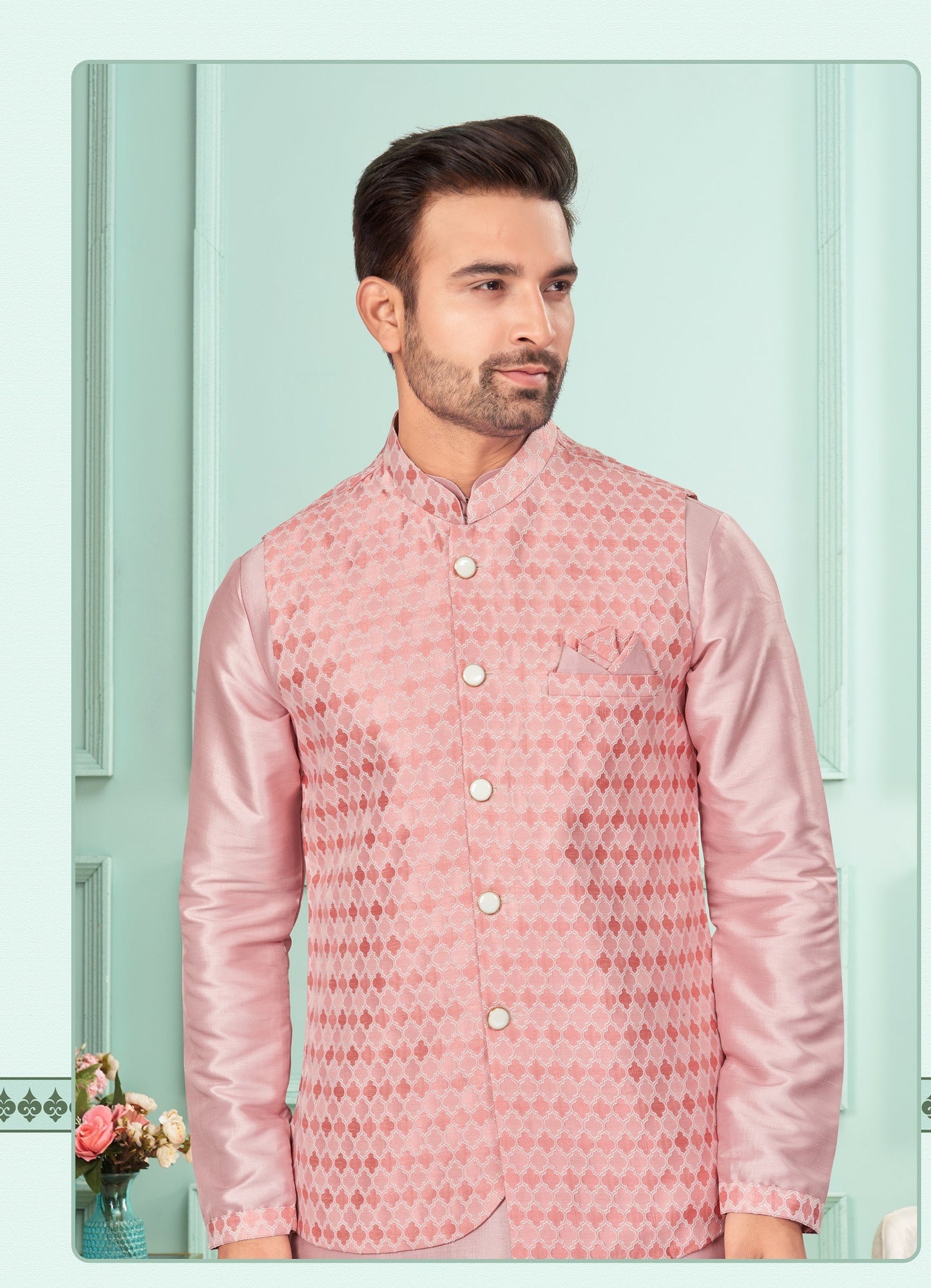 Kurta Pyjama With Jacket