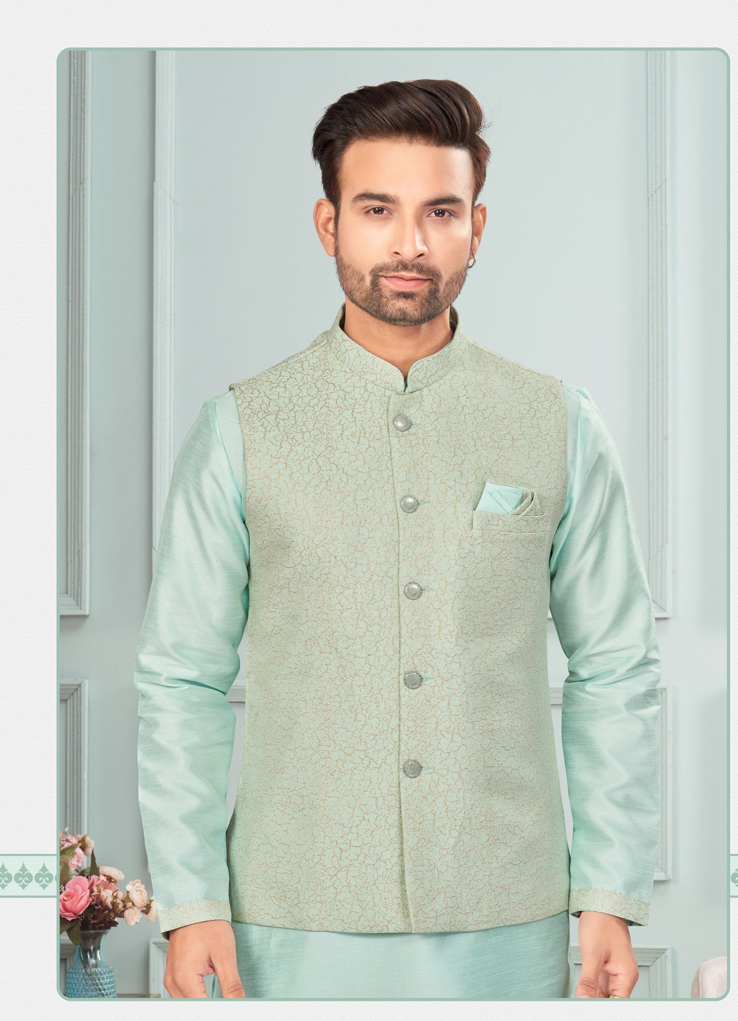 Kurta Pyjama With Jacket