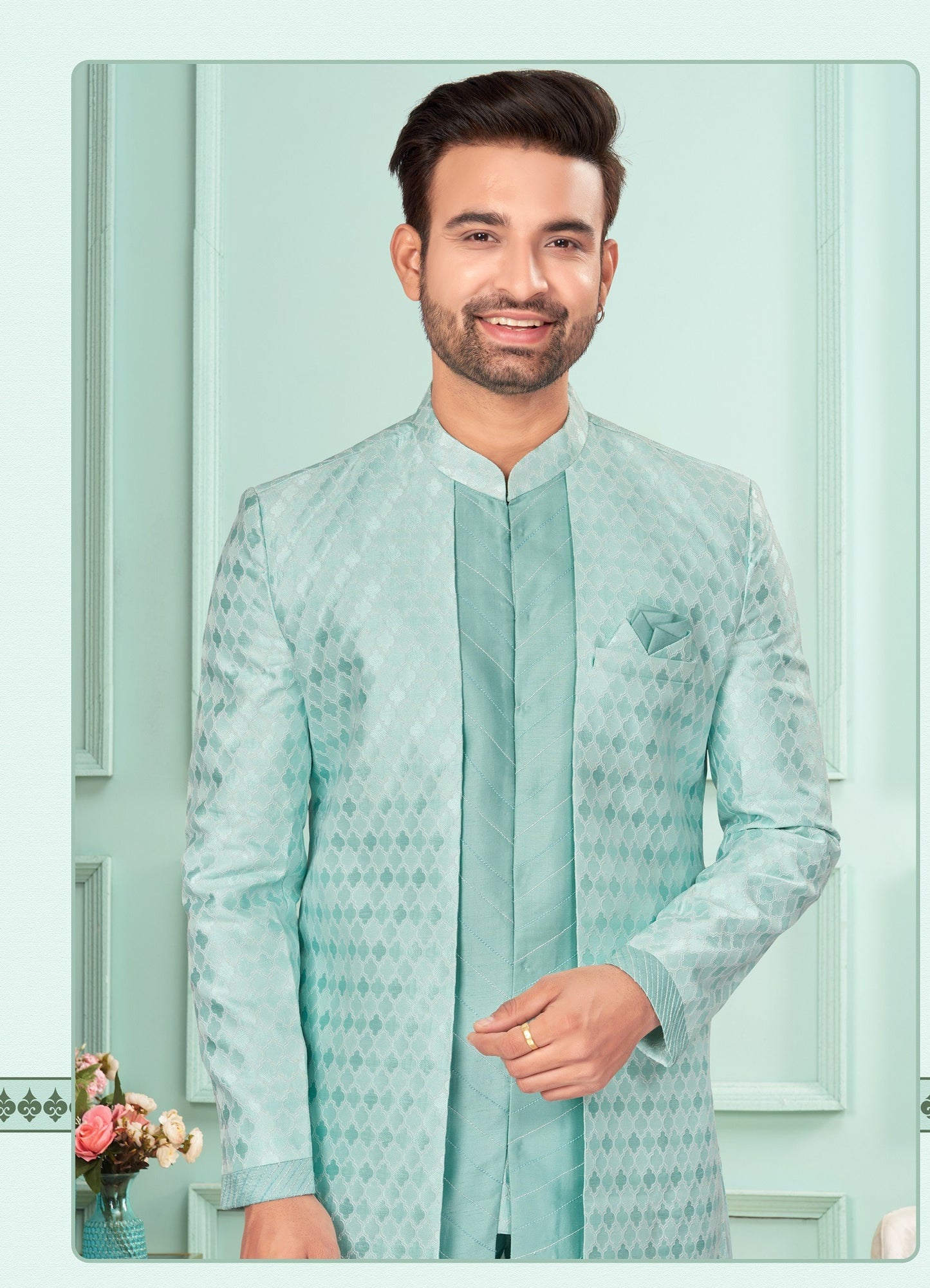 Kurta Pyjama With Jacket