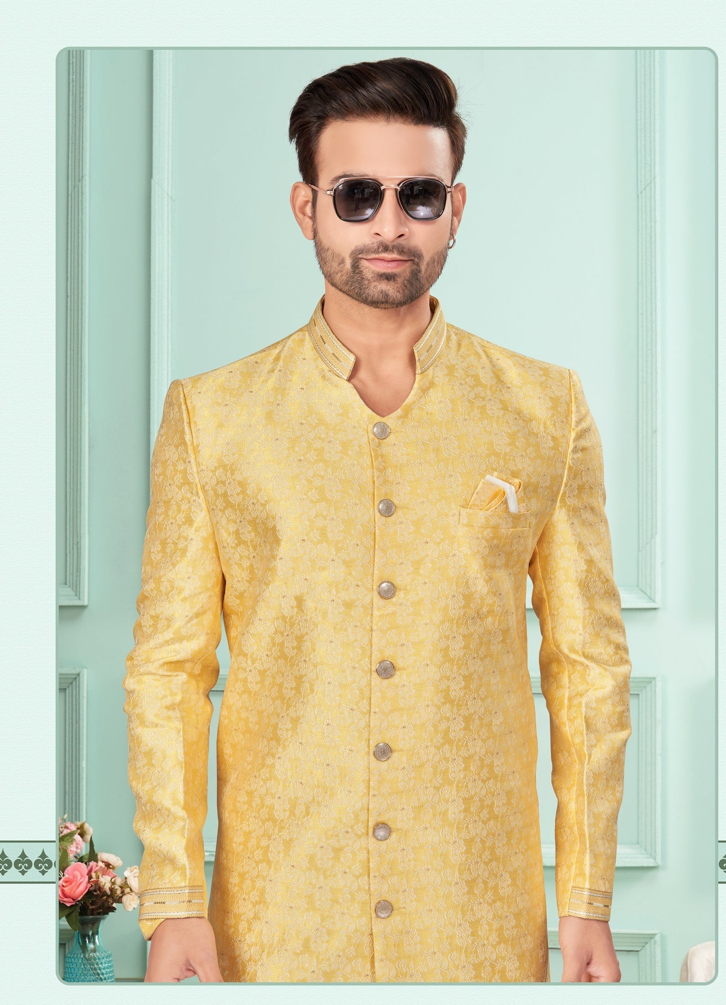 Kurta Pyjama With Jacket