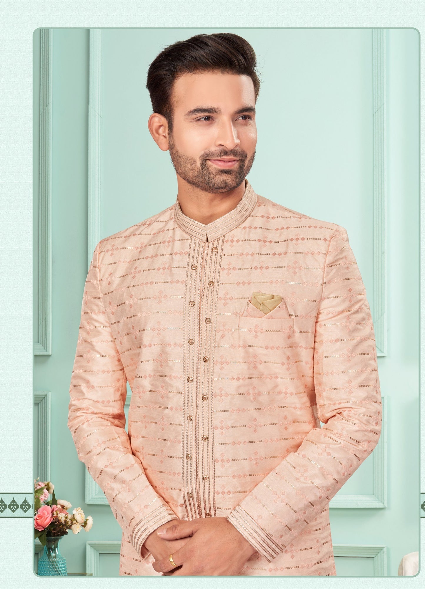 Kurta Pyjama With Jacket