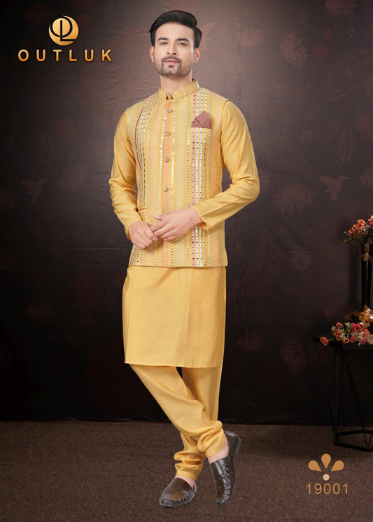 Pure Silk Kurta Pyjama