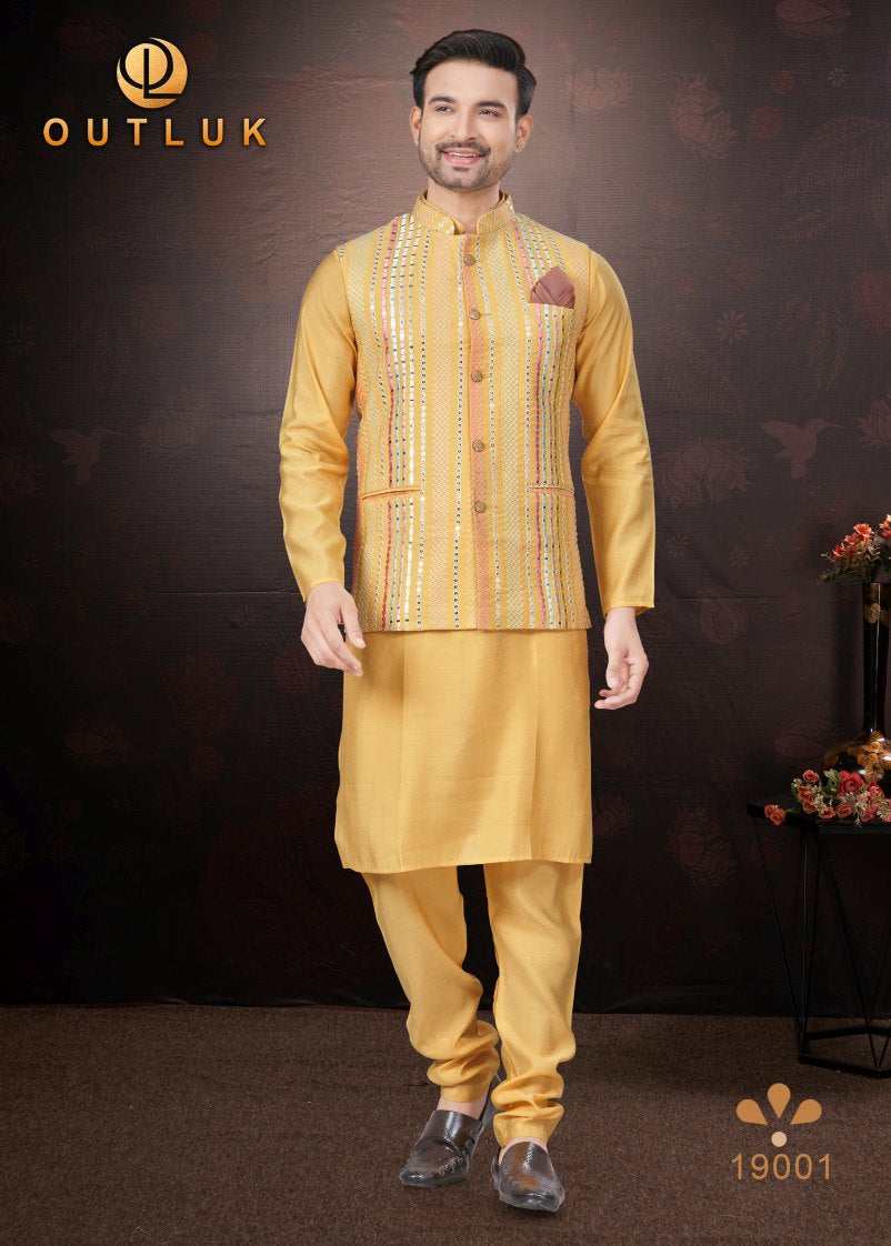 Pure Silk Kurta Pyjama