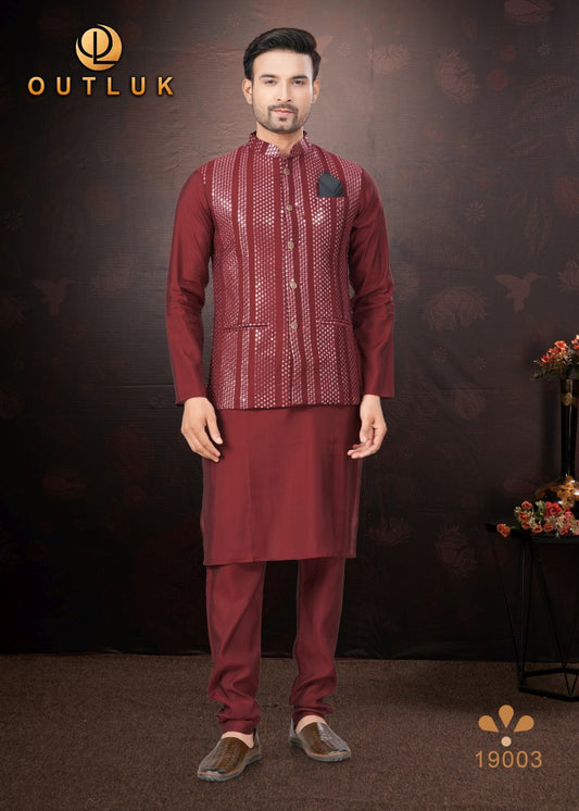 Pure Silk Kurta Pyjama