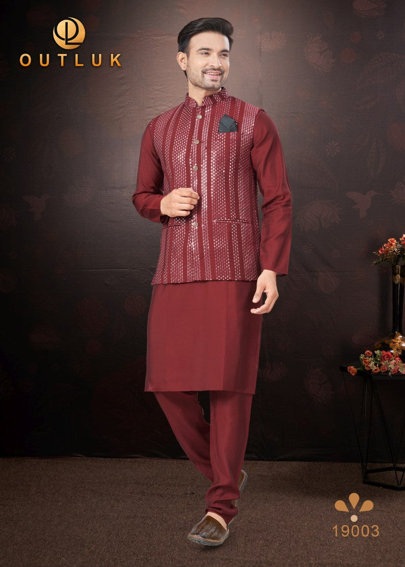 Pure Silk Kurta Pyjama