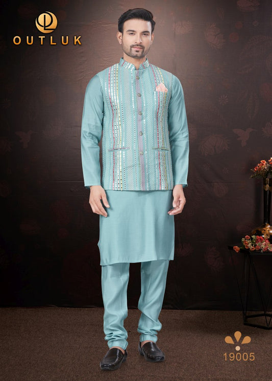 Pure Silk Kurta Pyjama