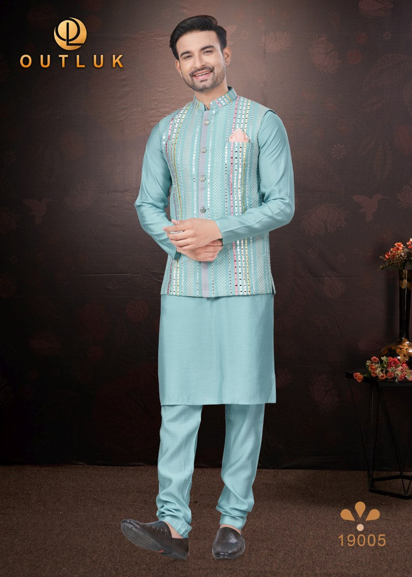 Pure Silk Kurta Pyjama