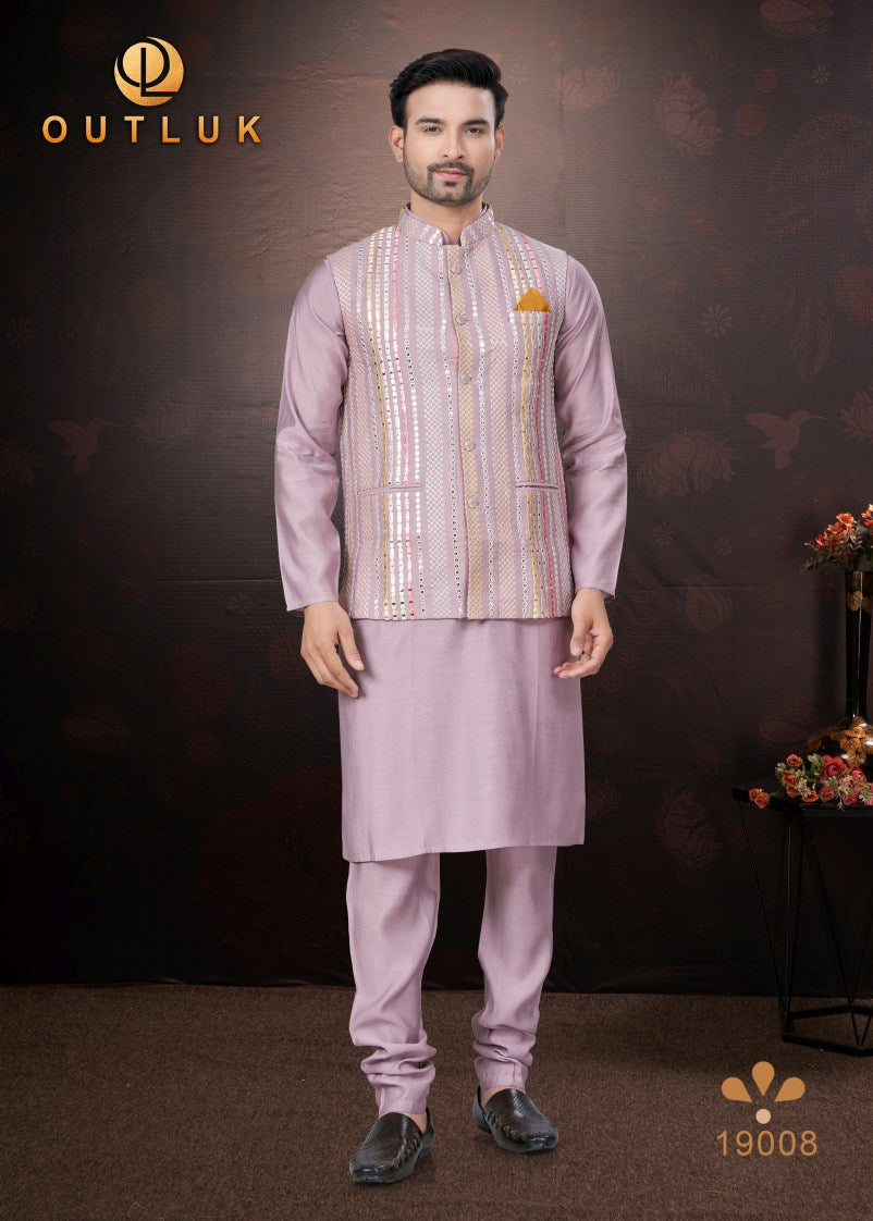 Pure Silk Kurta Pyjama