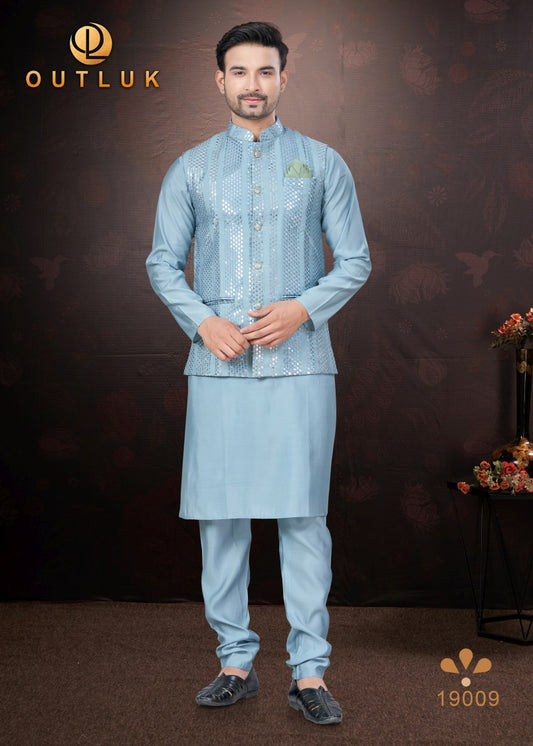 Pure Silk Kurta Pyjama