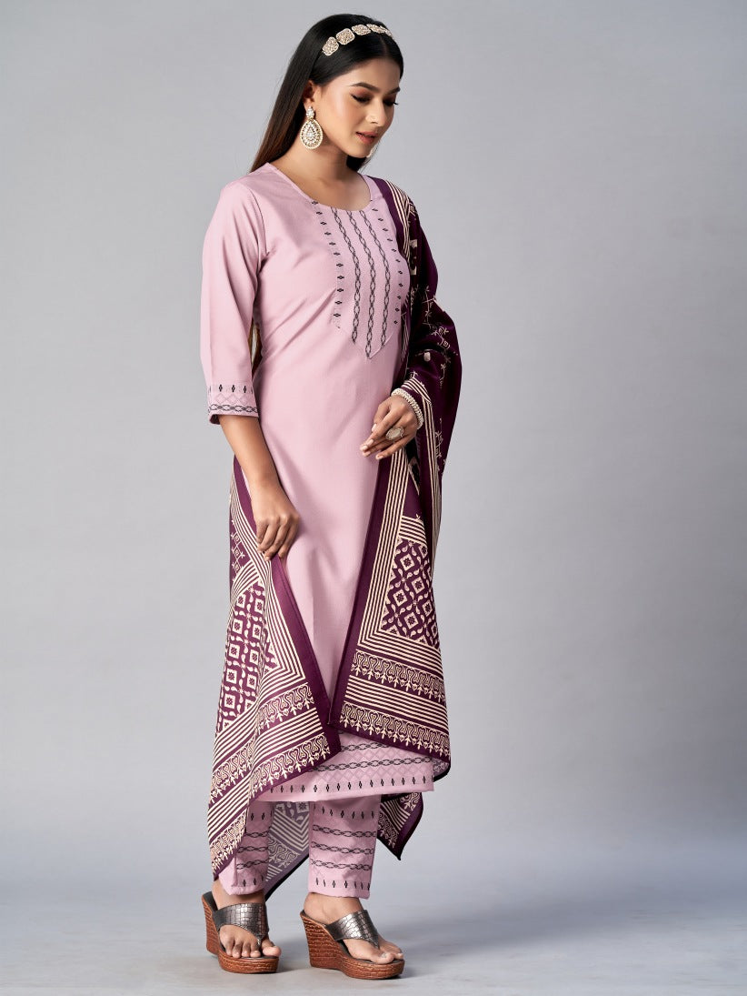 Pure Cotton Salwar Suits (3 Piece )