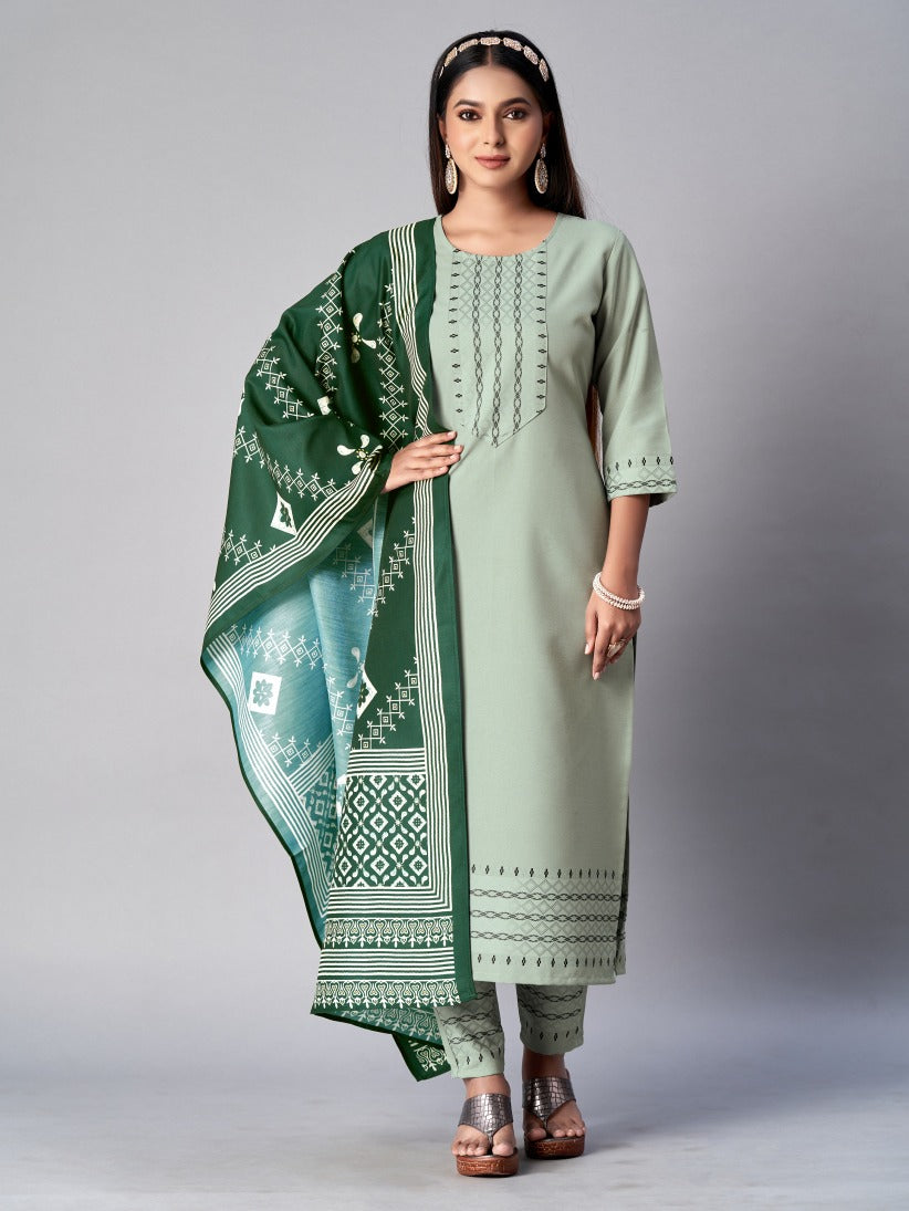 Pure Cotton Salwar Suits (3 Piece )