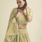 New Semi Stitiched Georgette Lehenga Choli