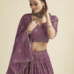 New Semi Stitiched Georgette Lehenga Choli