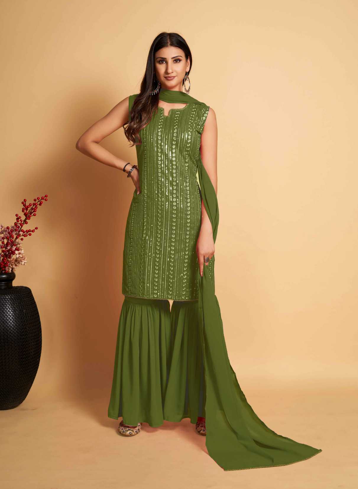 Sharara kurta With Duppatta