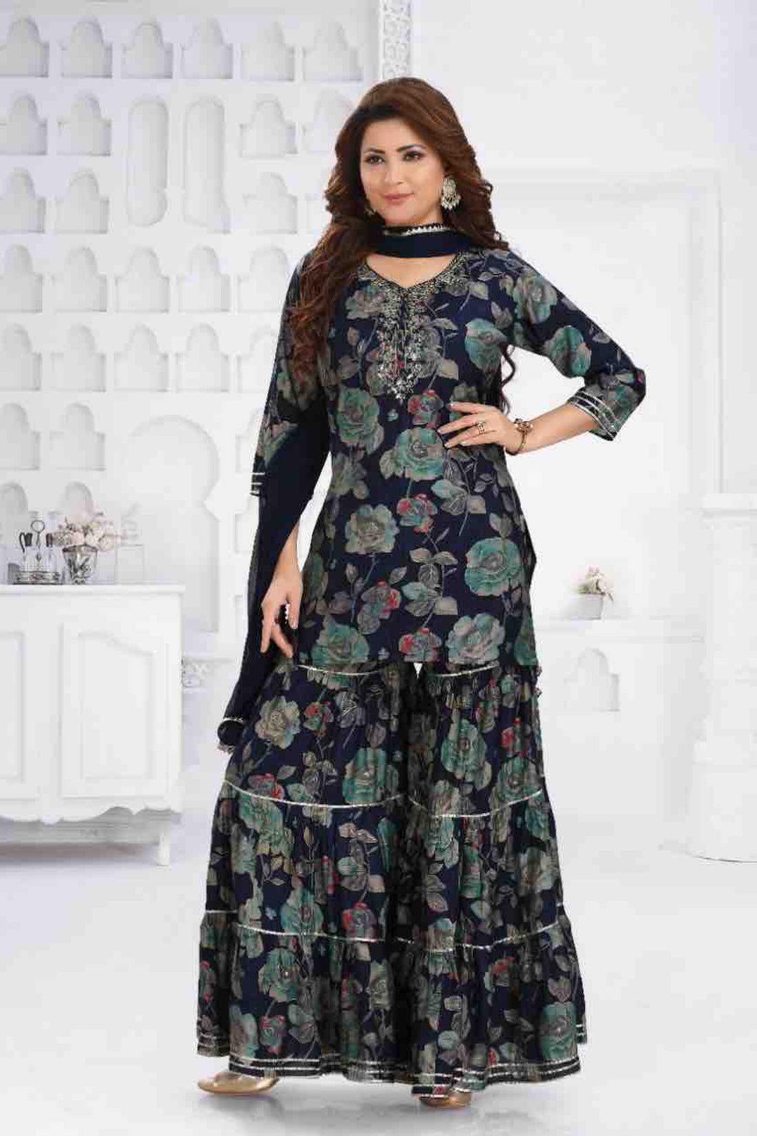 Cotton Gharara Suits