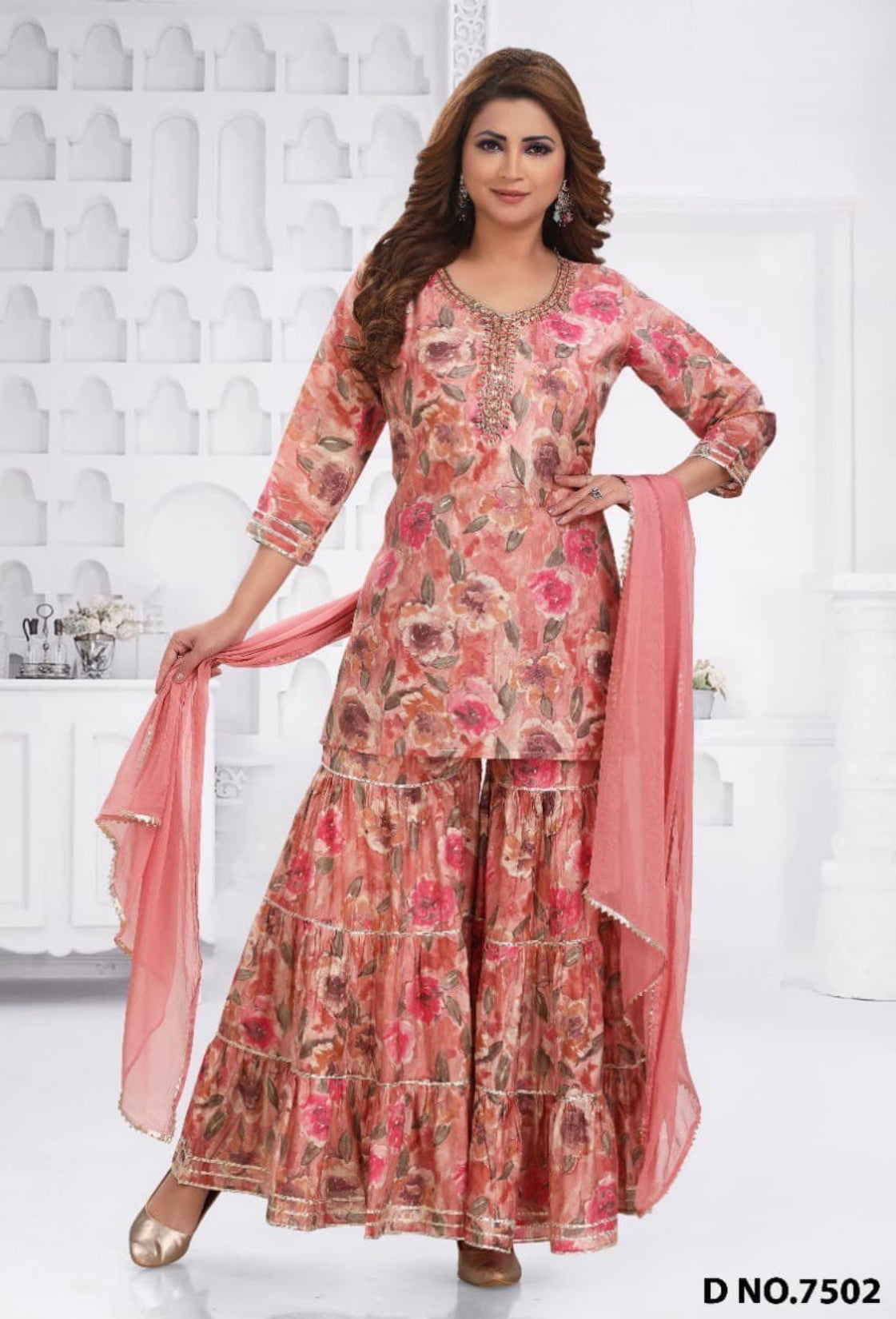 Cotton Gharara Suits